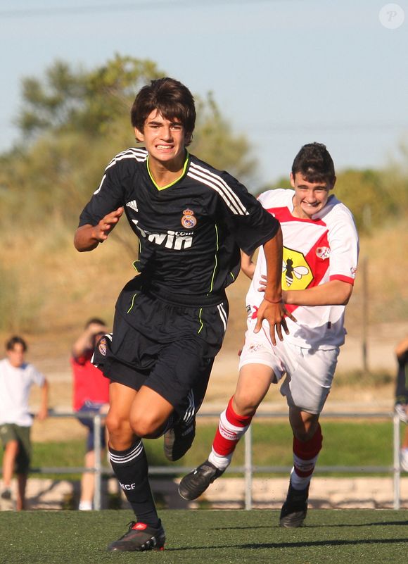 Le fils de Zinedine Zidane, Enzo joue dans les jeunes catégories du Real à Madrid, Espagne, le 11 septembre 2010. Photo Enfoque/Cameleon/ABACAPRESS.COM