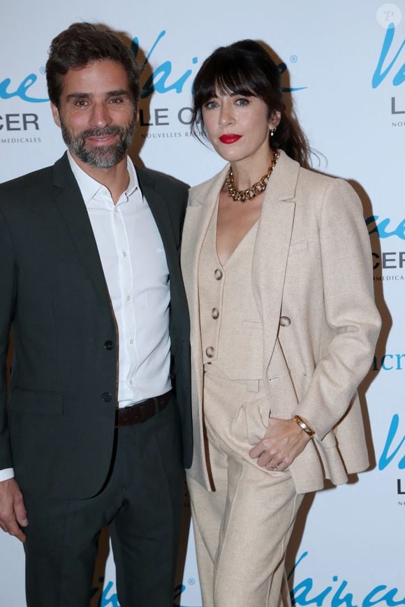 Exclusif - Arnaud Clément et sa compagne Nolwenn Leroy - Dîner de Gala "Vaincre le cancer" au profit de la lutte contre les cancers dans les salons du Cercle de l’Union Interalliée à Paris le 17 Novembre 2024. © Bertrand Rindoff / Bestimage