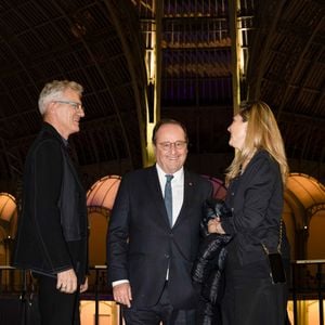 Exclusif - François Hollande et Julie Gayet, guest lors du vernissage des expositions E.Jospin. Grottesco et C.Tabouret au Grand Palais à Paris le 8 décembre 2025.

© Vincenzo Arnone / Bestimage