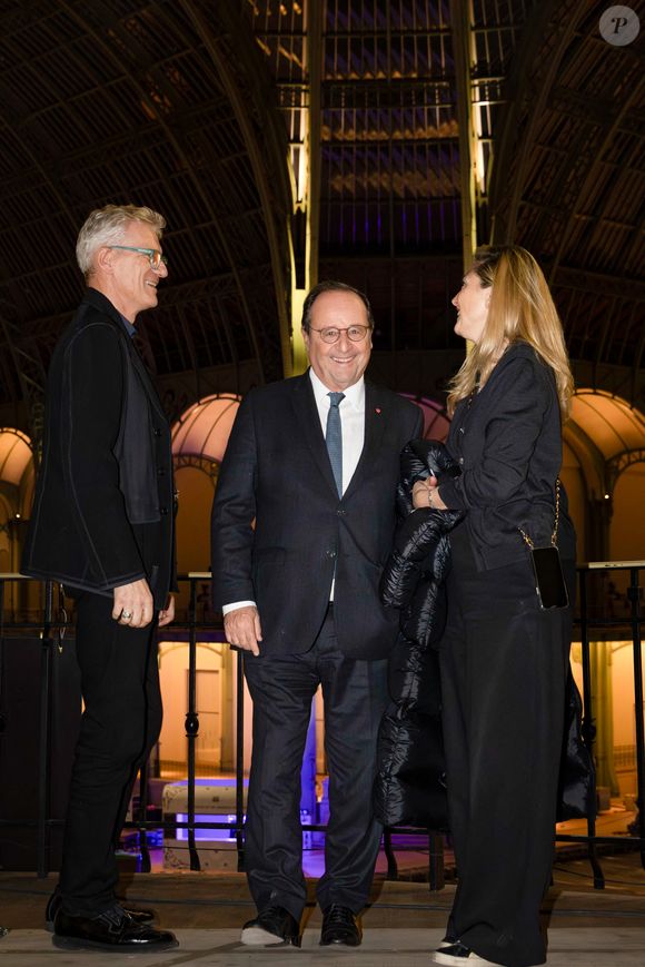 Exclusif - François Hollande et Julie Gayet, guest lors du vernissage des expositions E.Jospin. Grottesco et C.Tabouret au Grand Palais à Paris le 8 décembre 2025.

© Vincenzo Arnone / Bestimage