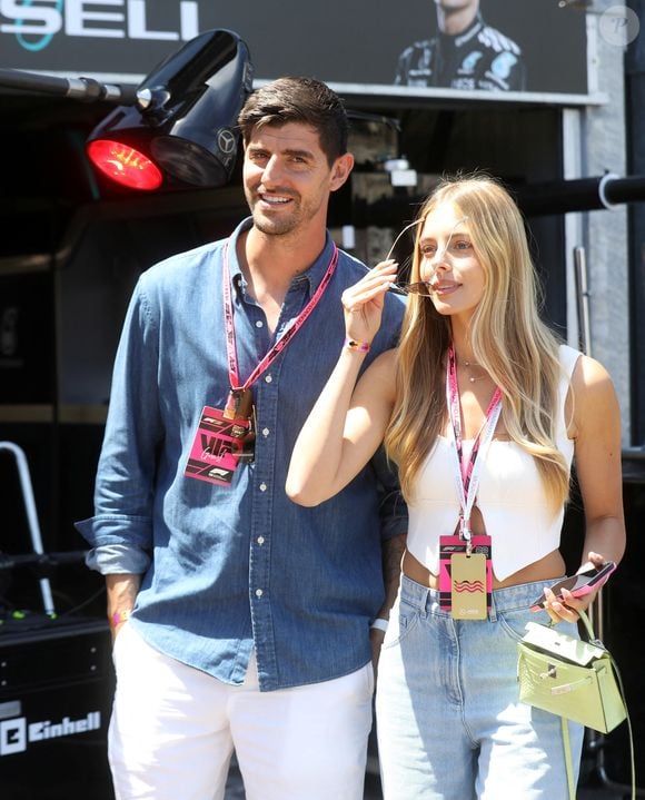 Thibaut Courtois et sa femme Mishel Gerzig - Les célébrités lors du Grand Prix de Formule 1 (F1) de Monaco, le 25 mai 2025.
© Jean-François Ottonello / Nice Matin / Bestimage
