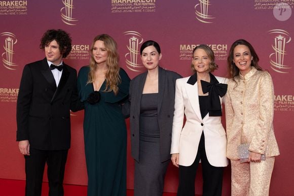 Vincent Lacoste, Virginie Efira, Rebecca Zlotowski, Jodie Foster et Anne Berest assistent au 22ème Festival International du Film de Marrakech Jour 2 le 29 novembre 2025 à Paris, France. Photo by Nasser Berzane/ABACAPRESS.COM
