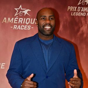 Teddy Riner - 104ème édition du Prix d'Amérique 2025 à l'hippodrome Paris-Vincennes le 26 janvier 2025. © Christian Liewig/Bestimage