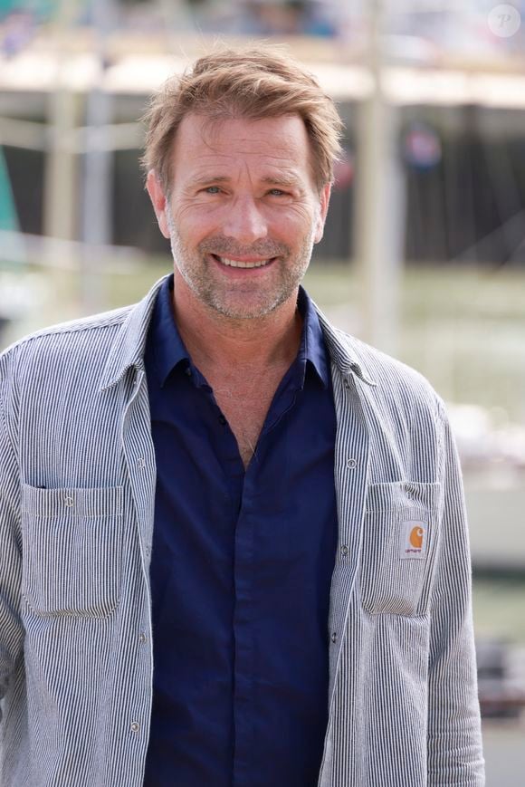 Thomas Jouannet au photocall de "Prométhée" lors de la 24ème édition du Festival de la Fiction TV de la Rochelle, le 15 septembre 2022.
© Christophe Aubert via Bestimage