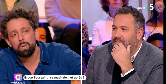 Bruce Toussaint invité de "C Médiatique", le 16 février 2025, sur France 5