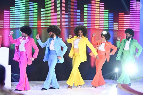 Exclusif - la troupe du Black Legends - Enregistrement de l'émission "Vivement dimanche" au studio Rive gauche, le 18 mars 2025, présentée par M.Drucker, et diffusée le 23 mars 2025 sur France 3. 
© Guillaume Gaffiot / Bestimage
