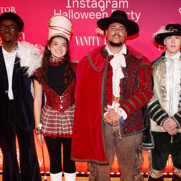 Franck Lenar, Julie (Seweet Julie), Noah, Charles Doré (Star Academy 2024) - Soirée Instagram halloween à l'hôtel Marois à Paris, France, le 31 octobre 2024. © Christophe Clovis / Bestimage