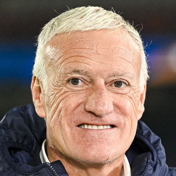 Le sélectionneur Didier Deschamps pour TF1 lors du match de qualification pour la Coupe du Monde de la FIFA 2026 France VS Azerbaïdjan au Parc des Princes, à Paris, France. Photo Victor Joly/ABACAPRESS.COM