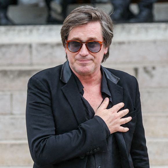 Thomas Dutronc aux obsèques de sa mère Françoise Hardy, à Paris, le 20 juin 2024.
