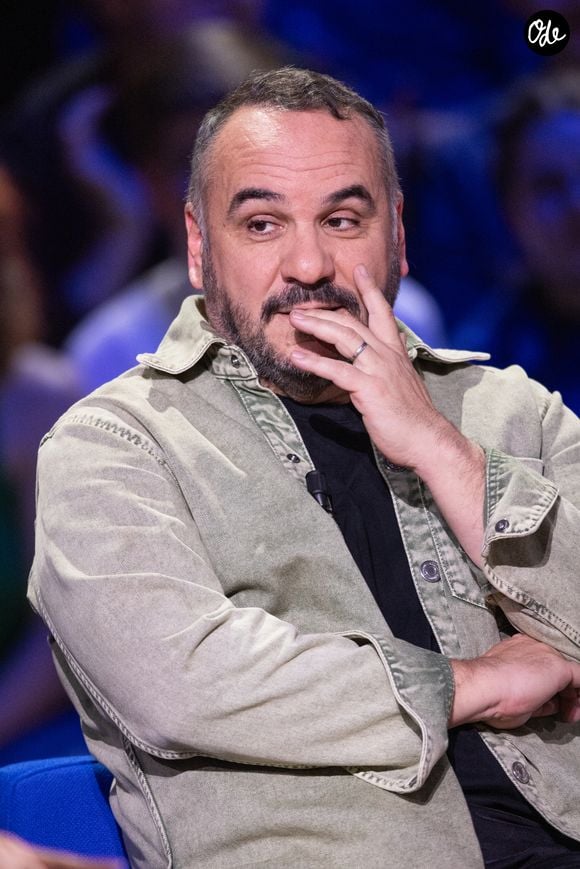 François-Xavier Demaison lors de l'enregistrement de l'émission "La Boîte à secrets", présentée par F.Bollaert et diffusée le 9 janvier 2026 sur France 3, dans les studios du Lendit à Saint-Denis, France, le 2 décembre 2025. © Cyril Moreau/Bestimage