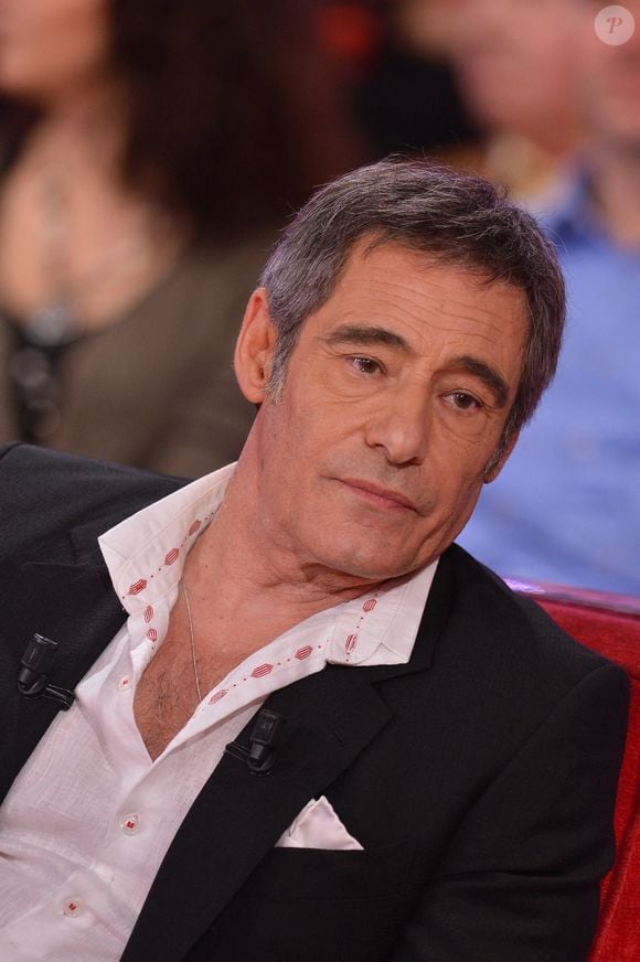 Gérard Lanvin lors de l'enregistrement de « Vivement Dimanche » le 22 janvier 2013 à Paris. Photo : Max Colin/ABACAPRESS.COM
