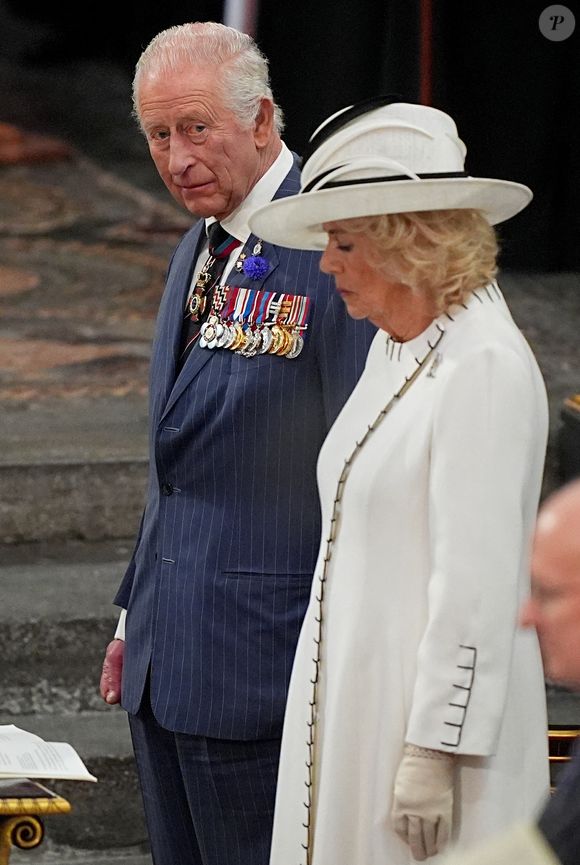 Le roi Charles III d'Angleterre et Camilla Parker Bowles, reine consort d'Angleterre - Westminster Abbey le 8 mai 2025
© Jordan Pettitt/WPA-Pool