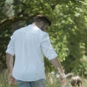 Sur son Instagram, Kendji avec sa fille Eva Alba