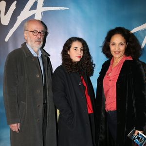 Bertrand Blier et sa femme Farida Rahouadj, guest - Photocall du nouveau spectacle du Cirque du Soleil "Amaluna" au parc de Bagatelle à Paris, le 5 novembre 2015. © CVS/Bestimage
