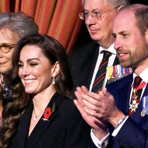 Le prince et la princesse de Galles et le duc et la duchesse de Gloucester assistent au festival annuel du souvenir de la Royal British Legion au Royal Albert Hall à Londres, Royaume-Uni, le samedi 9 novembre 2024. Photo by Chris J. Ratcliffe/PA Wire/ABACAPRESS.COM