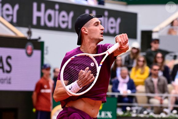 Terence Atmane ( France ) lors du tournoi de Roland-Garros le 26 mai 2025. © Dante Badano/PSNewz/Bestimage