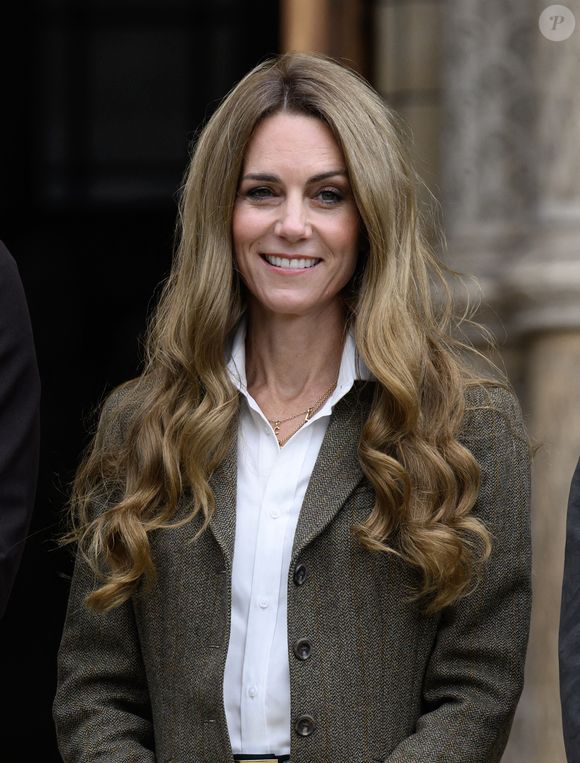 Princesse de Galles lors de leur visite des jardins nouvellement transformés du Musée d'histoire naturelle de Londres, au Royaume-Uni, le 4 septembre 2025. Photo par Doug Peters/Empics/ABACAPRESS.COM