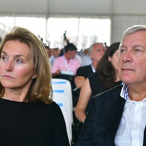 Cecilia et Richard Attias assistent à une session de l'université d'été du Medef à Jouy-en-Josas, près de Paris, le 31 août 2016. Photo by Christian Liewig/ABACAPRESS.COM