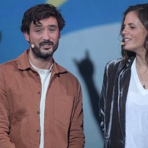 Jérémy Frérot, Laure Manaudou - Surprises - Enregistrement de l'émission "La Chanson secrète 11" à Paris, diffusée le 24 juin sur TF1.  
© Cyril Moreau / Bestimage