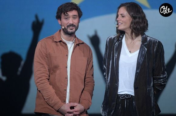 Jérémy Frérot, Laure Manaudou - Surprises - Enregistrement de l'émission "La Chanson secrète 11" à Paris, diffusée le 24 juin sur TF1.  
© Cyril Moreau / Bestimage