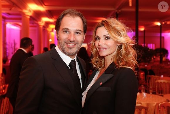 Exclusif - Ingrid Chauvin et son ex-mari Thierry Peythieu - Gala du Coeur donné au profit de l'association Mécénat Chirurgie Cardiaque, avec un récital du pianiste Miroslav Kultyshev à la Salle Gaveau à Paris le 30 janvier 2017. © Philippe Doignon/Bestimage