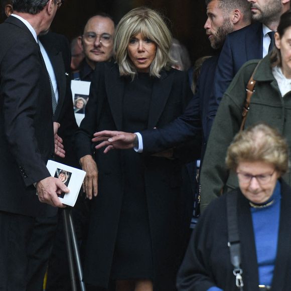 Brigitte Macron lors des funérailles de Bernadette Chirac, veuve de l'ancien président français Jacques Chirac, à la basilique Sainte-Clotilde à Paris, en France, le 12 juin 2026. Bernadette Chirac est décédée le 5 juin 2026, à l'âge de 93 ans. Photo de Florian Poitout/ABACAPRESS.COM