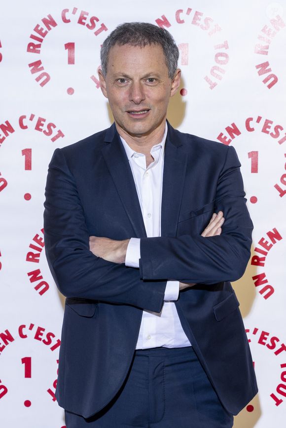 Marc-Olivier Fogiel au photocall des invités au dîner de gala de l'association "Un rien c'est tout" au musée de l'armée aux Invalides à Paris le 7 mars 2024.
© Cyril Moreau / Bestimage