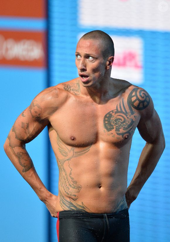 Le Français Frederick Bousquet a nagé 50 m papillon lors des 15e Championnats du monde de natation de la FINA à la piscine municipale de Montjuic à Barcelone, Espagne, en juillet 2013. Photo by Christian Liewig/ABACAPRESS.COM