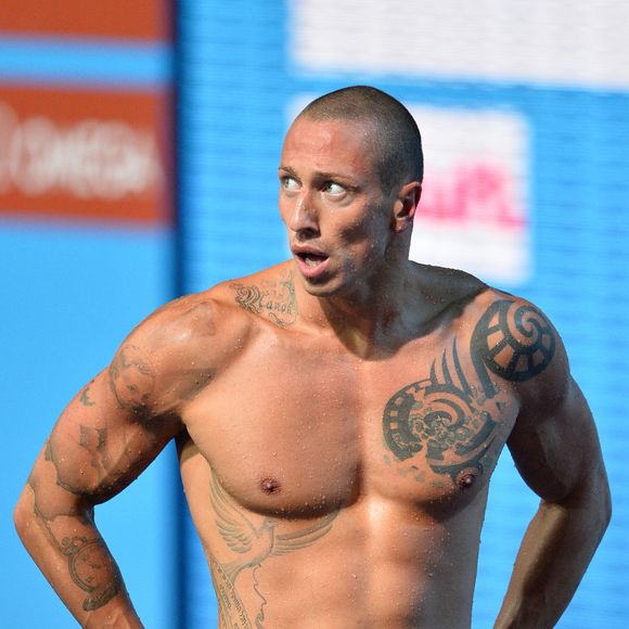 Le Français Frederick Bousquet a nagé 50 m papillon lors des 15e Championnats du monde de natation de la FINA à la piscine municipale de Montjuic à Barcelone, Espagne, en juillet 2013. Photo by Christian Liewig/ABACAPRESS.COM