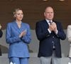 "La première Communion, c'est recevoir pour la première fois le corps du Christ sous forme d'hostie consacrée par le prêtre : c'est le sacrement de l'Eucharistie."
Le prince Albert II de Monaco et la princesse Charlene durant la finale de la 118e édition du Rolex Monte-Carlo Masters, au Monte-Carlo Country Club à Roquebrune Cap Martin, le 13 avril 2025. © Bruno Bebert / Bestimage