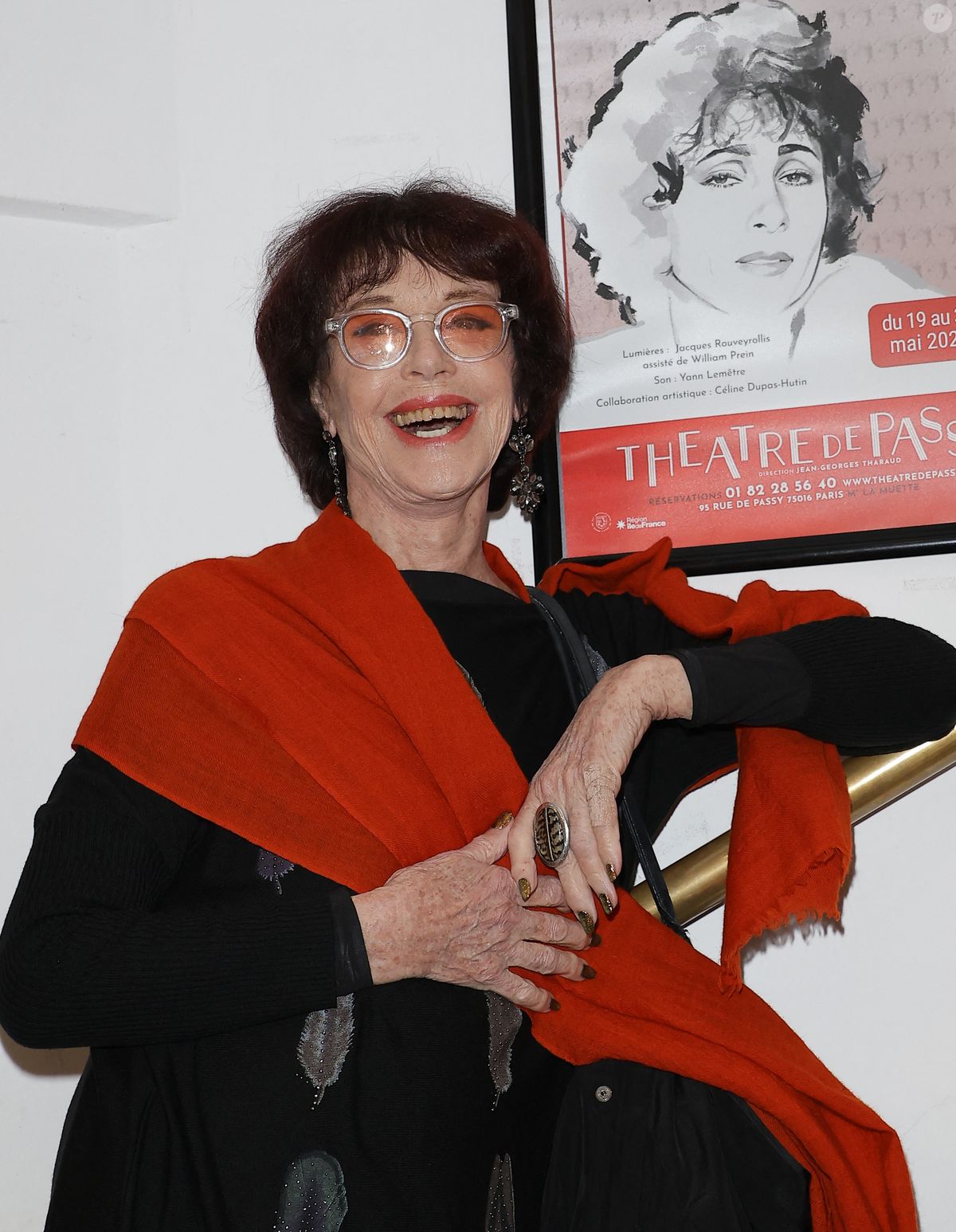Photo : Anny Duperey - Générale du concert de Marie-Paule Belle "Au
