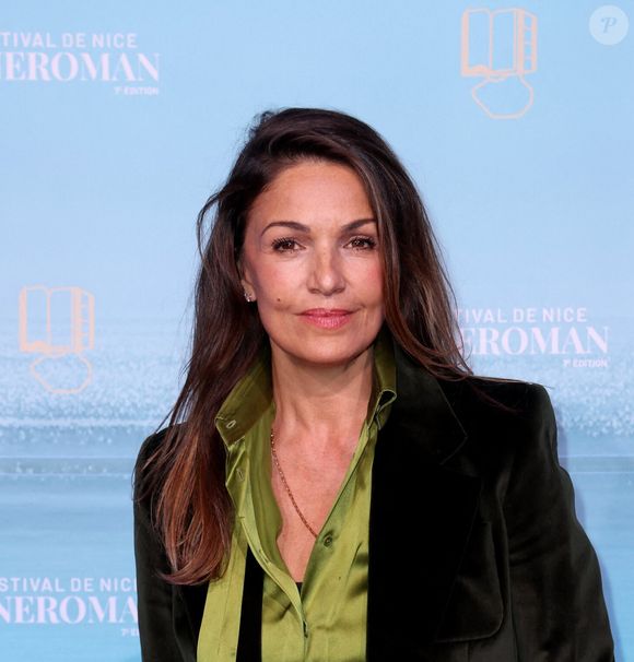 Nadia Farès - Tapis rouge de la soirée d'ouverture de la 7ème édition du festival Cineroman à Nice. © Dominique Jacovides - Bruno Bebert / Bestimage