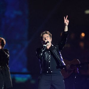 David Hallyday lors du concert du Nouvel An 2025 sur les Champs-Elysées à Paris, France, le 1er janvier 2025. Photo by Florian Poitout/ABACAPRESS.COM