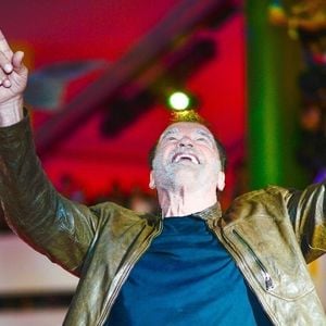 Arnold Schwarzenegger lors de l'événement Netflix "Tudum" à la Biennale d'Ibirapuera à São Paulo, Brésil, le 16 juin 2023.
© Backgrid USA / Bestimage