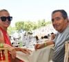 "Iconic", écrit la veuve de Johnny Hallyday.

Exclusif - Laeticia Hallyday et son compagnon Serge Varsano dans l’espace VIP “le Pavillon Eiffel,” lors de la 12ème édition Longines Paris Eiffel Jumping au pied de la Tour Eiffel sur le Champ-de-Mars à Paris, France le 21 juin 2026 © Perusseau / Veeren / Bestimage