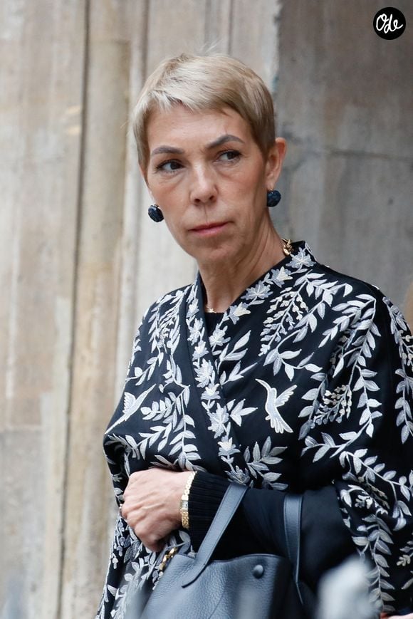 Exclusif - Mathilde Favier à la sortie de la messe hommage à Doris Brynner en l'église Saint-Philippe-du-Roule à Paris le 4 jin 2025.
© Christophe Clovis / Bestimage