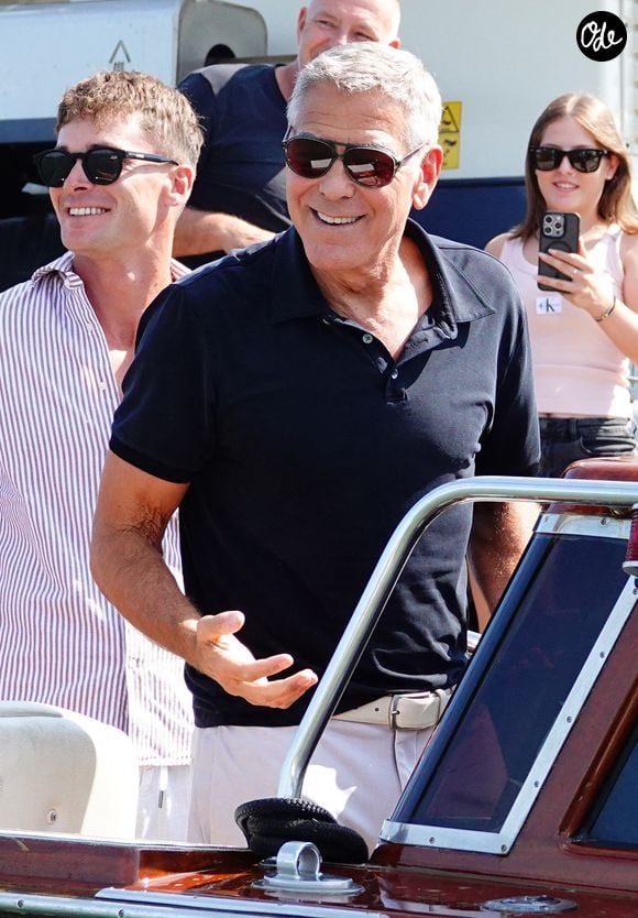 George et Amal Clooney arrivent à Venise lors du 83ème Festival International du Film de Venise (Mostra), à Venise, Italie, le 1er septembre 2026. © Cobra Team/Backgrid/Bestimage