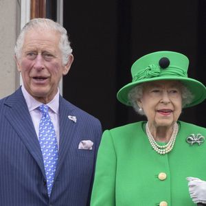 Le prince Charles, prince de Galles, La reine Elisabeth II d'Angleterre - Jubilé de platine de la reine Elisabeth II d'Angleterre à Bukingham Palace à Londres. Dana Press / Bestimage