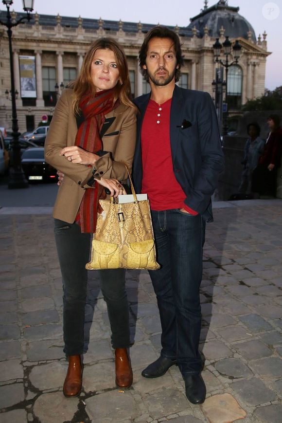 Frederic Diefenthal et Gwendoline Hamon - Arrivee des people au defile Vanessa Bruno pret-a-porter printemps-ete 2013 a Paris, le 28 septembre 2012.
© PIX4U / BESTIMAGE