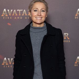 La journaliste et animatrice française Anne-Sophie Lapix assiste à la première européenne de "Avatar : Fire And Ash" le 5 décembre 2025 à la "Seine Musicale" à Boulogne-Billancourt, près de Paris, France. Photo by Alexis Jumeau/ABACAPRESS.COM