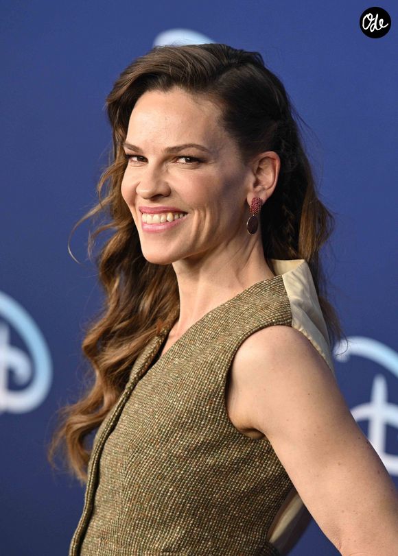 Hilary Swank au photocall de "Disney Upfront" à New York, le 17 mai 2022. Photo par WALTER / BESTIMAGE