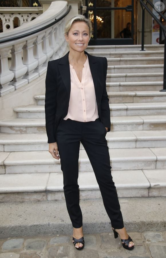 Anne-Sophie Lapix lors du dîner de gala caritatif pour l'association "Autistes Sans Frontières" à l'hôtel Marcel Dassault à Paris, le 14 juin 2018.
© Marc Ausset-Lacroix/Bestimage