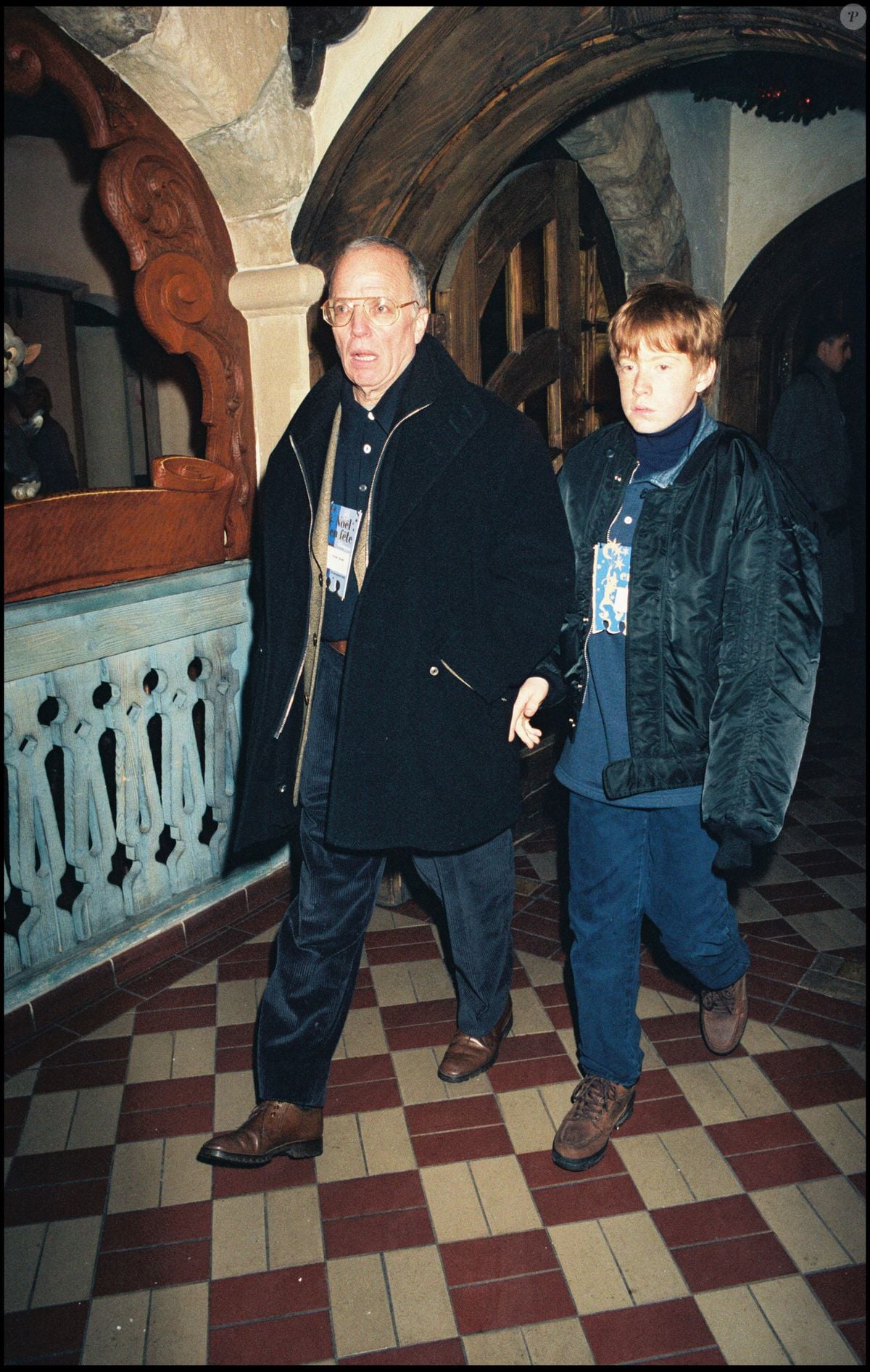Photo : Archive - Thierry Roland et son fils Gary au Grand Rex pour la ...