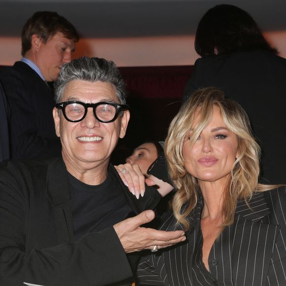 Exclusif - Marc Lavoine Adriana Karembeu - Personnalités au "concerto pour la paix" de Omar Harfouch au théâtre des Champs-Elysées à Paris le 18 septembre 2024.  © Perusseau / Tribeca / Bestimage