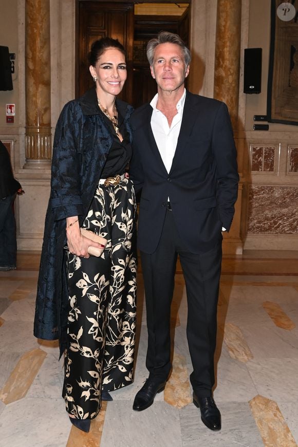 Adriana Abascal et son compagnon le prince Emmanuel-Philibert de Savoie - Concerto pour la paix de Omar Harfouch dans la chambre de députés à Rome en Italie le 29 avril 2025.