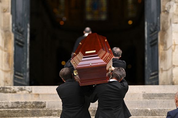 Obsèques de Jacques Bertin en l'église Saint-Roch à Paris. © Pierre Perusseau/Bestimage