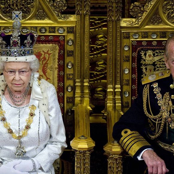 La reine Elisabeth II et le roi Philip en 2012