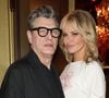 Depuis leur première apparition publique en septembre dernier, le chanteur et l'ancien mannequin enchainent les sorties (et les bisous) pour le plus grand bonheur de Marc Lavoine qui venait de sortir d'un divorce difficile avec Line Papin.

Exclusif - Marc Lavoine (co-producteur du spectacle) et sa compagne Adriana Karembeu lors de la générale du spectacle musical "Les Souliers Rouges" au Casino de Paris 2024
© Guirec Coadic/Bestimage