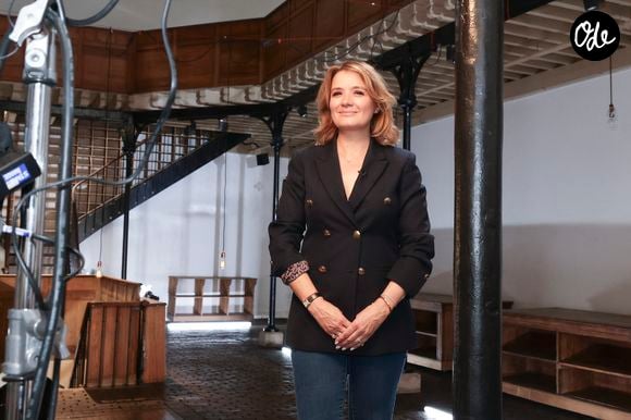 Exclusif - Pascale de La Tour du Pin pendant l’enregistrement d’Animaux Stars, présenté par B.Montiel et diffusé le 6 septembre 2025 sur Animaux TV, à Paris, France le 3 juillet 2025. © Jack Tribeca/Bestimage