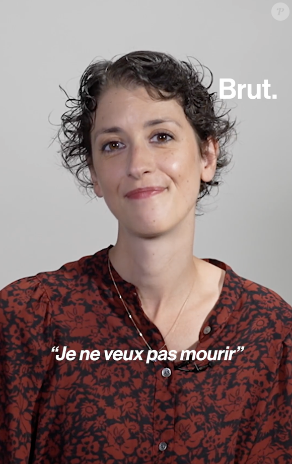 Clémentine Vergnaud était invitée par BRUT pour raconter son combat contre le cancer, le 27 juin 2023 / Brut